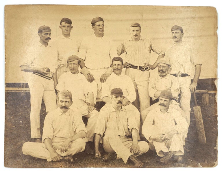 Item #25940 Unidentified Cricket Team, photograph. Cricket.
