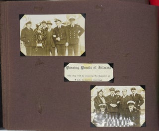 Australian tour 1939. Personal photograph album including itinerary and tickets, Qantas & Imperial Airways.