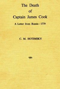 Item #2595 The Death of Captain James Cook. C. M. Hotimsky