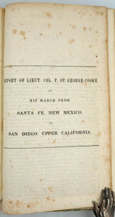 Notes of a Military Reconnoissance, from Fort Leavenworth, in Missouri, to San Diego, in California, Including Parts of the Arkansas, Del Norte, and Gila Rivers.