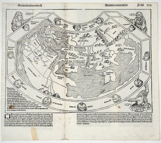Item #25958 Secunda etas mundi. Early world map from the time of Columbus, from the Nuremberg...