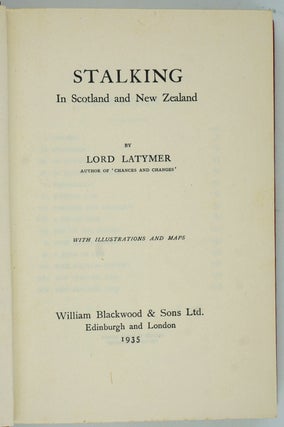 Stalking in Scotland and New Zealand.