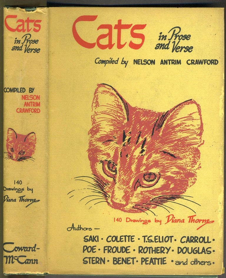Item #25979 Cats in Prose and Verse. Cats, Nelson Antrim Crawford, compiler.