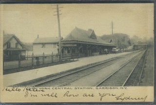 Item #26006 New York Central Station, Garrison, N.Y. Forson Bros, Postcard