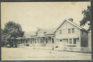 Item #26008 Library and Club Rooms, Garrison, N. Y. Forson Bros, Postcard