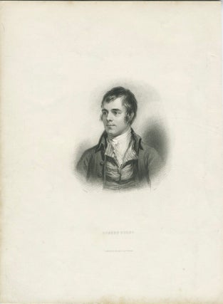 Item #26058 Robert Burns. Steel engraved portrait. Robert Burns