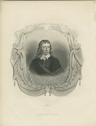 Item #26059 Milton. Steel engraved portrait. John Milton