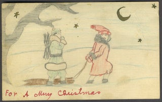 Item #26068 For A Merry Christmas. Christmas card