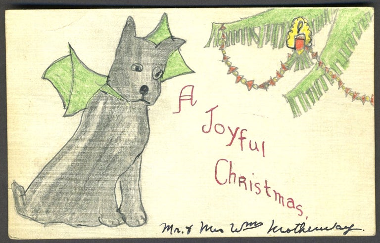 Item #26070 A Joyful Christmas. Christmas card.