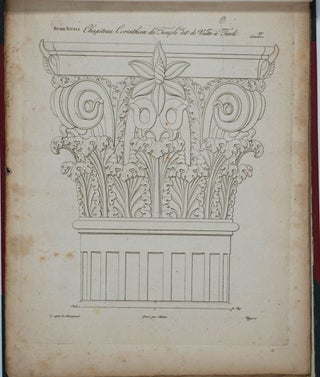 Journées Pittoresques des Edifices de Rome Ancienne par l'abbé Architecte Ange Uggeri Milanois. Ordre Corinthien.