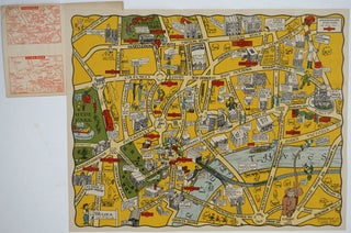 Item #26084 The New Pictorial Map of London. An Ideal Guide & Souvenir for visitors. Chief...
