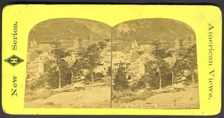 Item #26086 View at Cold Spring, Hudson River. NY Cold Spring, Stereoview