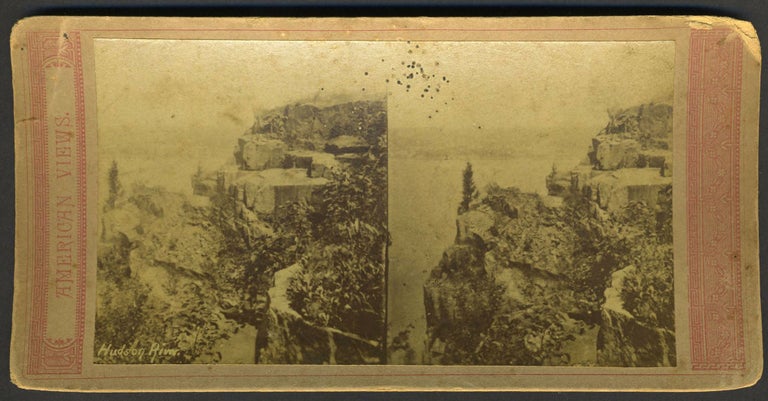 Item #26097 Hudson River [Bird's eye View of Yonkers from the Palisades]. Palisades, Yonkers.