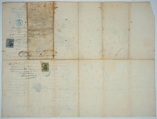 1872 American Passport, signed by Hamilton Fish and Fernando Yznaga.