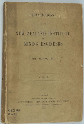 Item #26116 The Geology and Veins of the Hauraki Goldfields, in Transactions of the New Zealand...