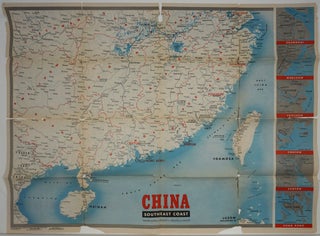 WWII Newsmap for the Armed Forces. China Southeast Coast.