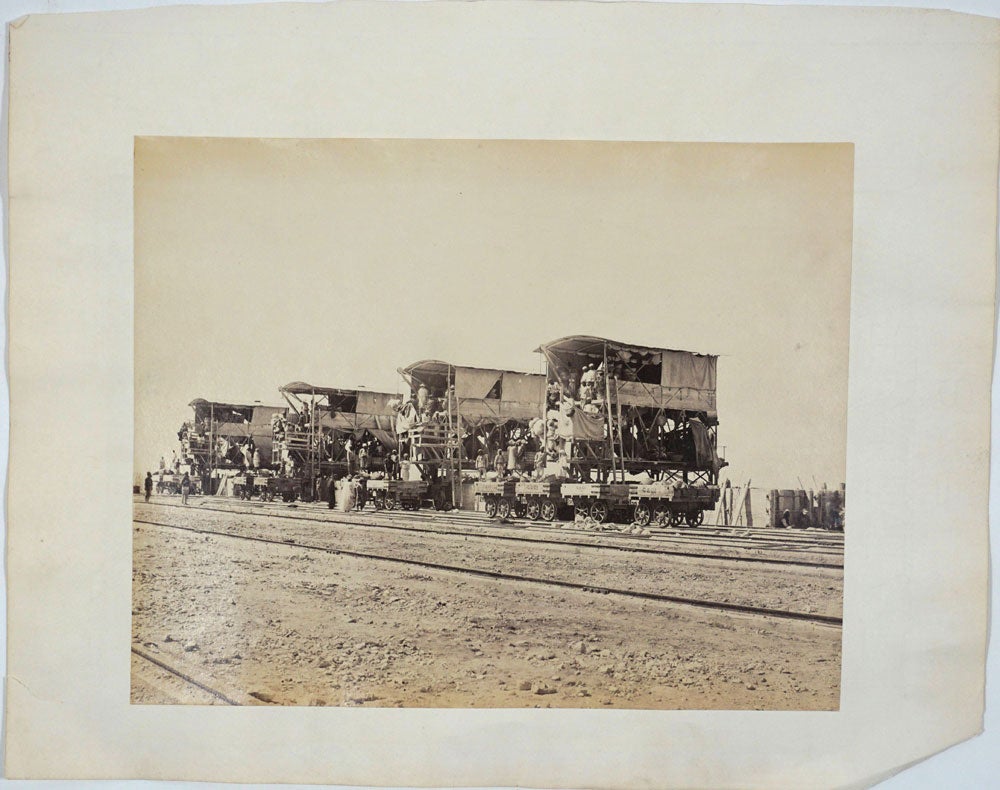 Suez Canal, Construction. 7 Albumen photographs by Justin Kowzlowski on  Antipodean Books, Maps & Prints