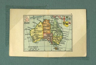 Item #26135 Australia Map from the Smallest Atlas ever Published. Edward Stanford