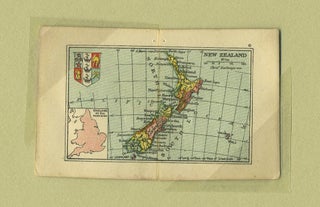 Item #26136 New Zealand Map from the Smallest Atlas ever Published. Edward Stanford