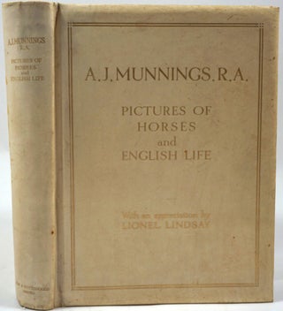 Item #26142 Pictures Of Horses And English Life. With An Appreciation By Lionel Lindsay. Signed,...