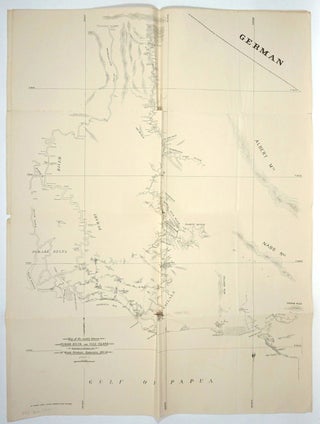 Item #26167 Map of the Country Between Purari Delta and Yule Island Resurveyed in Connection with...