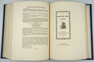 Early American Children's Books With Bibliographical Descriptions of the Books in his Private Collection.