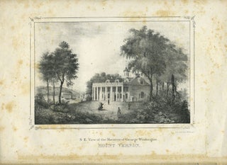 Item #26259 S. E. View of the Mansion of George Washington, Mount Vernon. Lithograph. Philip...
