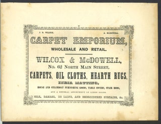 Item #26290 Carpet Emporium, Wilcox & McDowell, St. Louis. Trade handbill