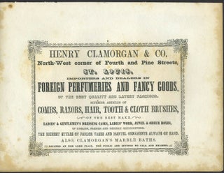 Item #26301 Foreign Perfumery and Fancy Goods, Henry Clamorgan & Co., St. Louis. Trade handbill