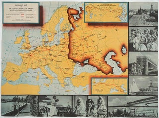 Item #26339 Intourist Map of the Soviet Union. Tourist Map, Soviet Union