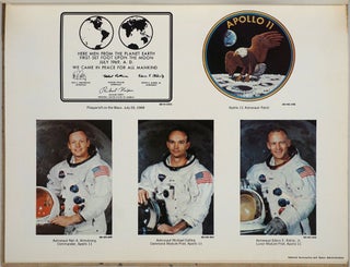 Apollo 11 Photographs of Journey to the Moon and Return, with Neil Armstrong's signature, July 16 to July 24, 1969.