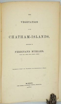 The Vegetation of the Chatham-Islands. Sketched by Ferdinand Mueller.
