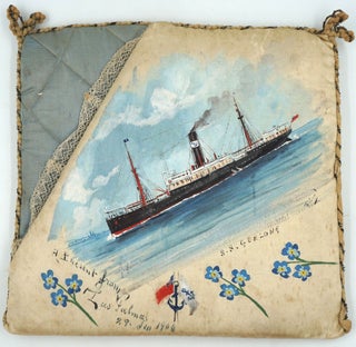 Item #26358 S. S. Geelong. Souvenir of Las Palmas 29 Sep 1906. Australia, Ships, W. W. I