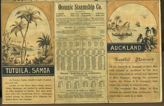 Oceanic Steamship Company, 1889 Promotional Brochure.
