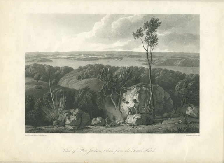 Item #26486 View of Port Jackson, taken from the South Head. William Westall, A. R. A. F. L. S., John Pye.