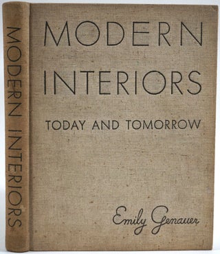 Item #26554 Modern Interiors Today and Tomorrow. Emily Genauer