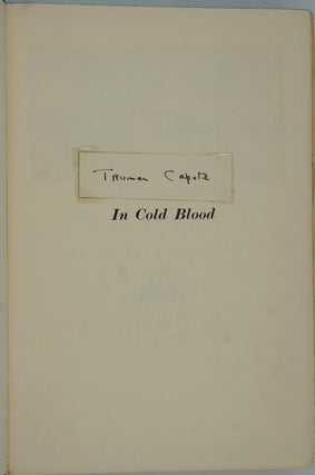 In Cold Blood.