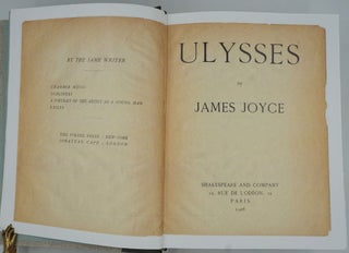Ulysses (Facsimile of the 1928 edition).