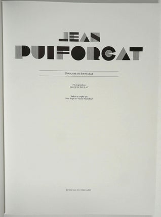 Jean Puiforcat.