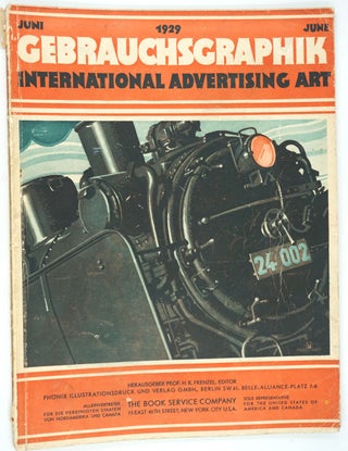 Item #26659 Gebrauchsgraphik. International Advertising Art. Single issue June 1929