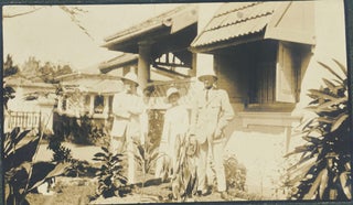 Photo album of a British Businessman's life in Ceylon, Hong Kong with two Japanese Ama divers photographs.