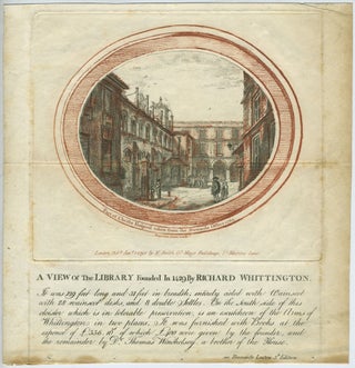 Item #26710 Part of Christs Hospital taken from the Stewards Office 1765. Thomas Smith