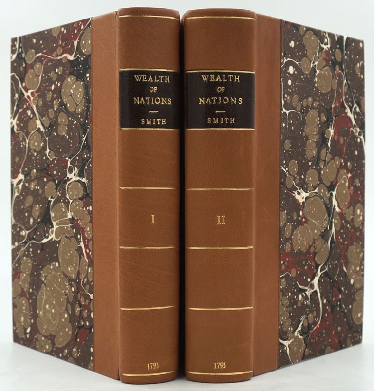 Item #26738 An Inquiry into the Nature and Causes of the Wealth of Nations; Association copy with founder of the New Haven Law School. Two Volumes. Adam Smith.