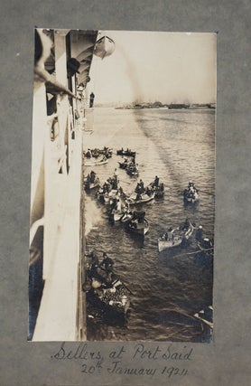 World Tour Photo album on the R.M.S. Ormonde, leaving Sydney 19 December 1923.