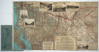 Map of Alaska and the Yukon. Canadian Rockies and the Triangle Tour of British Columbia.