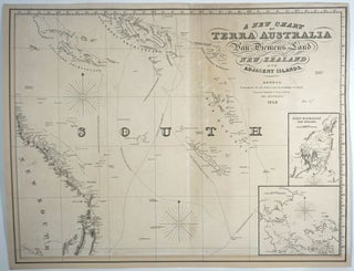 Item #26890 A New Chart of Terra Australia, Van Diemen's Land, New Zealand and Adjacent Islands. ...