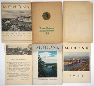 Mohonk Mountain House Resort - Collection of Manuscript Materials, Menus, Guide Books & ephemera.