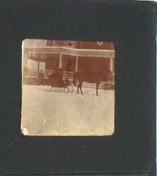 Small Vernacular photo album of the Samuel Browne family in Montgomery, New York.