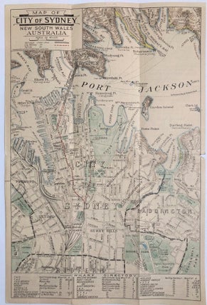 Hand-drawn maps of Sydney & Melbourne, by a USO employee during the 1940s.