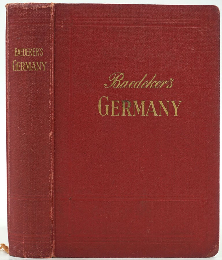 Item #26972 Germany A Handbook for Railway Travellers and Motorists [1936 Olympics edition]. Baedeker.